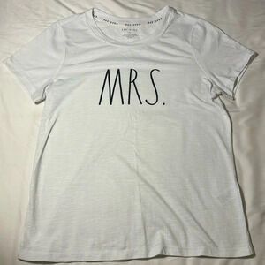 Rae Dunn Mrs. White Short Sleeve T-shirt